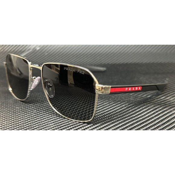 Prada Mens Polarized Men's 57mm Sunglasses - Picture 1 of 5